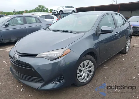 2017 Toyota Corolla Le z USA, uszkodzony, nr VIN 2T1BURHE3HC819314